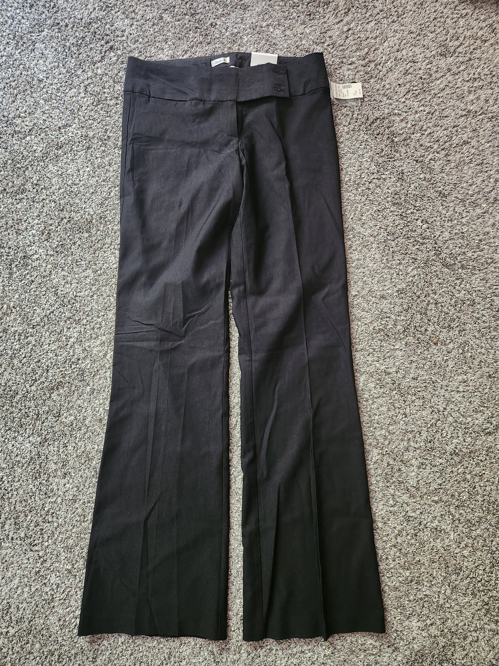 Studio Y Black Wide-Leg Dress Pants